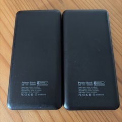 モバイルバッテリー　2個セット　ジャンク　の画像