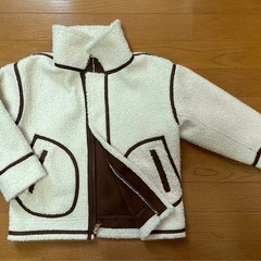 プティマイン  size120リバーシブルボアムートンジャケット ※中古品 の画像