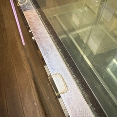 《リユースマン倉敷》【倉庫保管品・使用感大】ガラスショーケース ブラック 棚 の画像