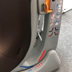 【LEAMAN 】車用チャイルドシート ブラウンの画像