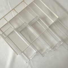 無印良品アクリルケース色々セット　美品良好の画像