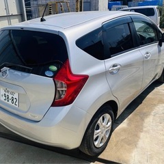 車両交換、下取り、個人分割可能　日産　ノート 平成26年　29800km キーレス　車検令和9年2月まで　純正オーディオ　社外ナビの画像