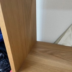 無印良品　スタッキングシェルフ　オーク材　２段の画像