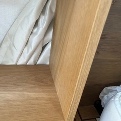 無印良品　スタッキングシェルフ　オーク材　２段の画像