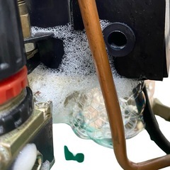 ○現状渡し■アグリップ エアーコンプレッサー 100V ヘルツフリー 1馬力 電動工具 コード式 AC10-11 中古品■ジモティ姫路の画像