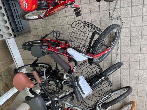 リユースのサカイ栃木店★ジモティ割あり★  子供用自転車 18インチ レッド クリーニング済み TC10896