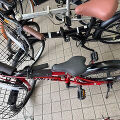 リユースのサカイ栃木店★ジモティ割あり★  子供用自転車 18インチ レッド クリーニング済み TC10896の画像
