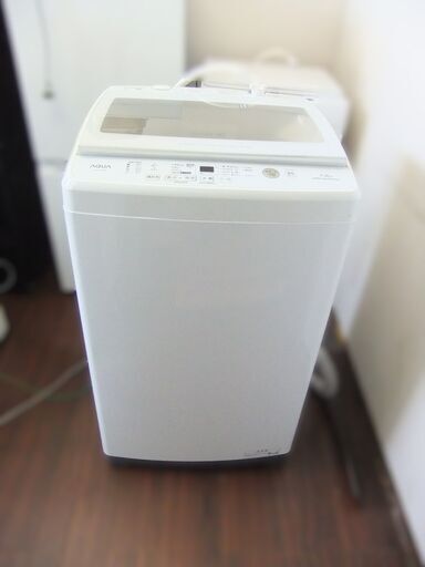 AQUA アクア 全自動洗濯機 7kg ガラストップ **10204