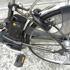 パナソニック　電動アシスト自転車　８ah 現行バッテリー　26インチ　　キー1本　ブラウンの画像