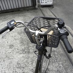 パナソニック　電動アシスト自転車　８ah 現行バッテリー　26インチ　　キー1本　ブラウンの画像
