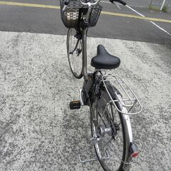 パナソニック　電動アシスト自転車　８ah 現行バッテリー　26インチ　　キー1本　ブラウンの画像