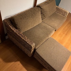 ソファ オットマン　セットの画像