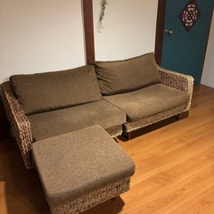 ソファ オットマン　セットの画像