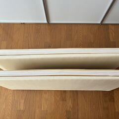 プレイマット 折りたたみ 大判 ホワイト マット キッズマット ベビーマット 簡単組立 ベビー 防水の画像