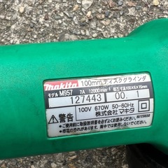早いもの勝ち！ バラ売り可！一本3300円！ 電動ディスクグラインダー  makita 東芝 ジャンク扱い の画像