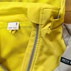 Petit main プティマイン バイカラーウィンドブレーカー size100 ※中古品の画像