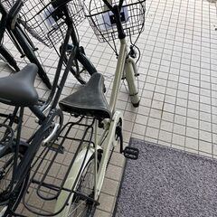 リユースのサカイ栃木店★ジモティ割あり★  自転車 20インチ クリーム クリーニング済み TC10898の画像