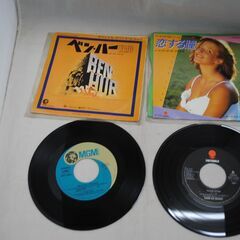 [1573] 洋楽 主題歌 テーマ曲など レコード 10枚まとめて ジャンク品の画像