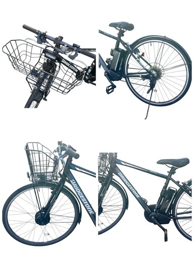 ★◯ 電動自転車 ブリヂストン TB1e クロスバイク  電動アシスト自転車 ブラック 27インチ