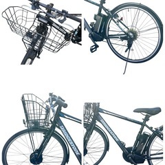 ★◯ 電動自転車 ブリヂストン TB1e クロスバイク  電動アシスト自転車 ブラック 27インチの画像