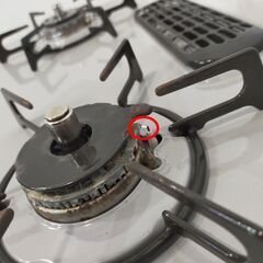 △ Rinnai リンナイ グリル付ガステーブル ガステーブル 都市ガス用 RT31NHS-L 2014年4月製 スパークのみ確認済 現状渡しの画像