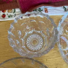 ガラスの器　レトロの画像