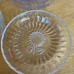 ガラスの器　レトロの画像
