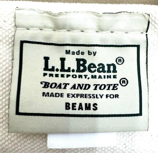 L.L.Bean BEAMS トートバッグ　 BOAT&TOTE BAG 別注　バック　ビームス