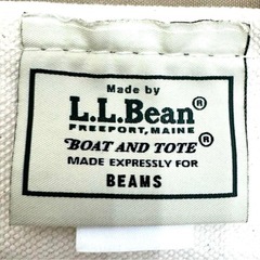 L.L.Bean BEAMS トートバッグ　 BOAT&TOTE BAG 別注　バック　ビームスの画像