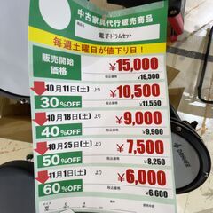 電子ﾄﾞﾗﾑｾｯﾄ(No:1269820)の画像