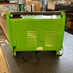 T2510-034 National ニコニコファンヒータ FE-8A3 松下電器 グリーン 昭和レトロ ヴィンテージ 通電確認済み キズ汚れ有り の画像