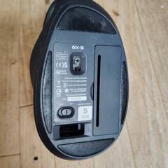 ELECOM EX-G M-XGS30DBSKBK ワイヤレスマウス Sサイズ ブラック　ジャンク品 扱いの画像