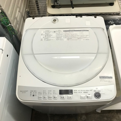 万代店　シャープ　洗濯機　7.0kg
