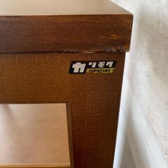 【カリモク】 キッチンボード キッチン収納 昭和レトロ アンティーク ビンテージ ヴィンテージ ブランド家具 A0545の画像