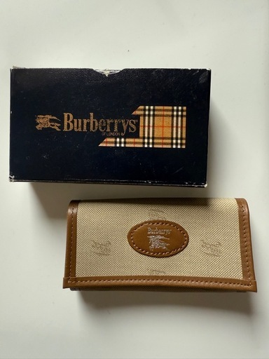 【未使用品】Burberrys ヴィンテージ キーケース ノバチェック ホースロゴ