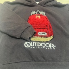 outdoor パーカー　90cmの画像