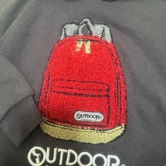 outdoor パーカー　90cmの画像