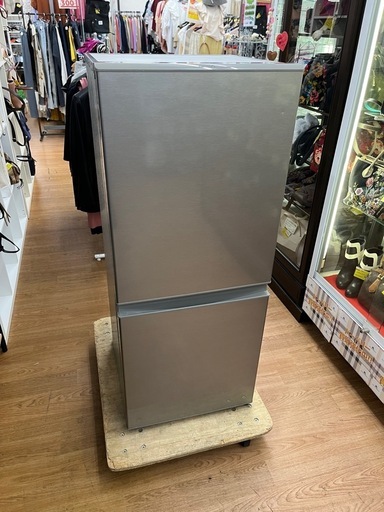 ☆ドリーム荒牧店☆ジモティー割引有☆【クリーニング済】　2ドア冷蔵庫/アクア/AQR-13K/126L/2021