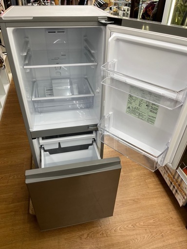 ☆ドリーム荒牧店☆ジモティー割引有☆【クリーニング済】　2ドア冷蔵庫/アクア/AQR-13K/126L/2021
