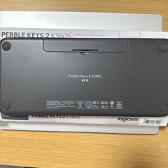 値下げ交渉可　Logitech Pebble Keys 2 K380s グレー　キーボードの画像