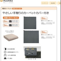 訳ありホットカーペットの画像