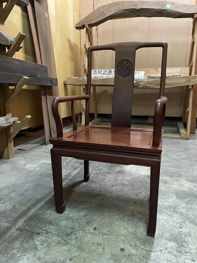 アンティーク家具 袖机、イスセット