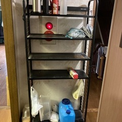 黒スチールラック