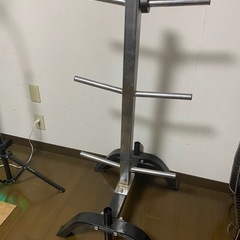 パワーラック　ベンチ、ダンベルバーベルセット　一式の画像