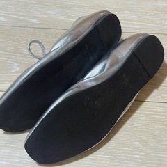シルバーパンプス/バレエシューズ　の画像
