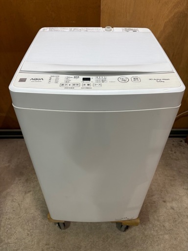 アクア 5kg 洗い 洗濯機 2022年製 左排水
