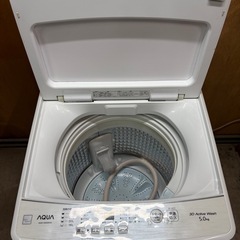 アクア 5kg 洗い 洗濯機 2022年製 左排水の画像