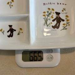 かわいい！ランチプレート4枚セット　Rustic bearの画像