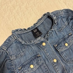 GAPベビー デニムワンピース　80㎝の画像