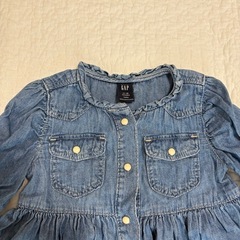 GAPベビー デニムワンピース　80㎝の画像